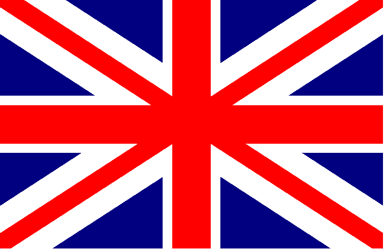 Englische Sprache Flagge